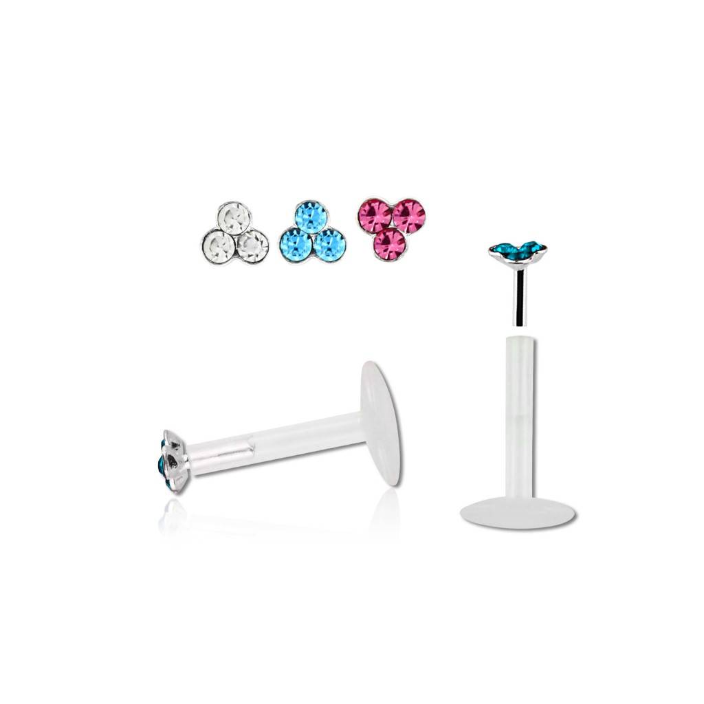 PTFE Lippenpiercing Kunststoff