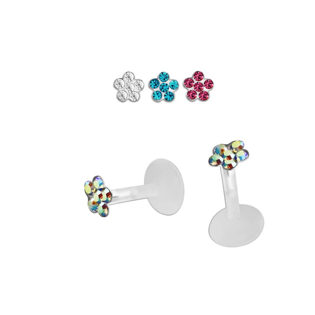 Labret Stecker Blume