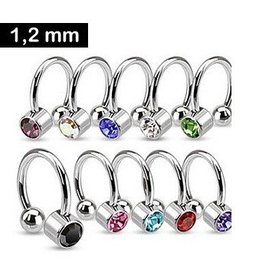 1,2 x 8 mm Tragus Piercing