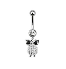 Eule Bauchnabelpiercing 10mm