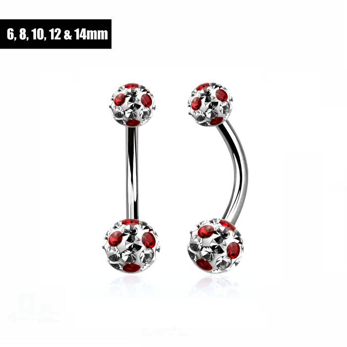 Bauchnabelpiercing Epoxykugeln