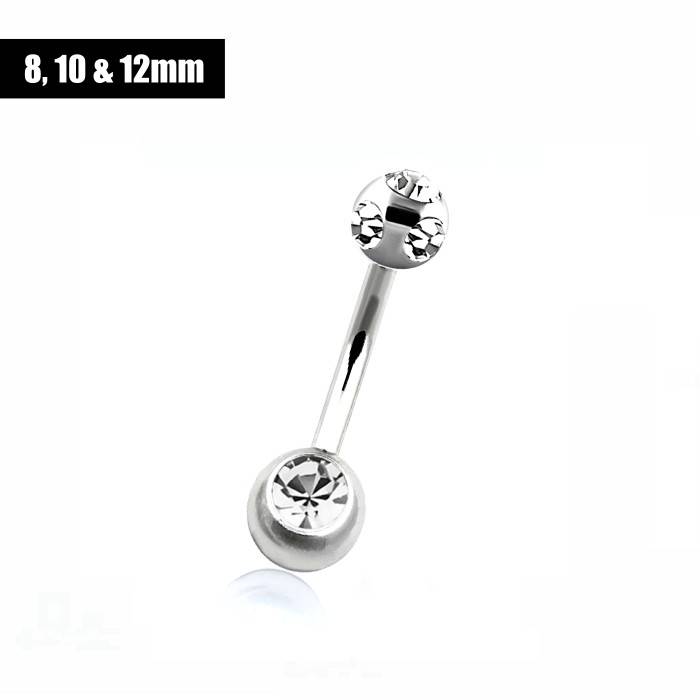 Christina Piercing 8mm bis 12mm