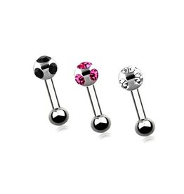 Piercing Tragus mit Steinchen