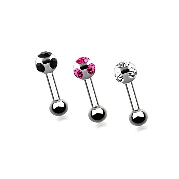 Piercing Tragus mit Steinchen