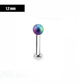 Labret Piercing Frost Effekt Multicolor