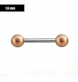 1,6 x 10 | 12 | 14 mm Brustpiercingstab