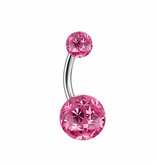 Bauchnabelpiercing mit Epoxy-Kugeln –  6–12 mm