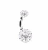 Bauchnabelpiercing mit Epoxy-Kugeln –  6–12 mm