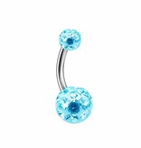 Bauchnabelpiercing mit Epoxy-Kugeln –  6–12 mm