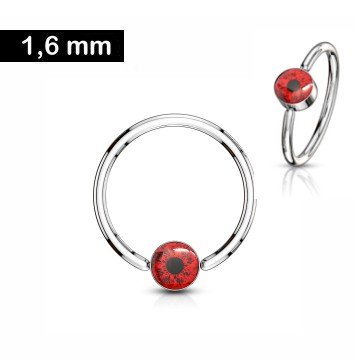 1,6mm Piercing Ring  Auge