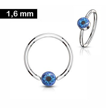 1,6mm Piercing Ring  Auge