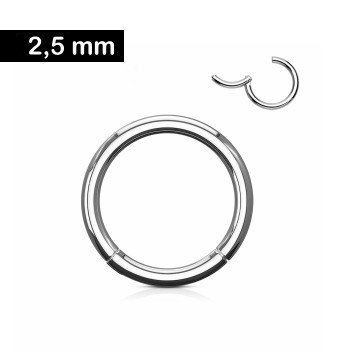 2,5mm Segmentring mit Klappverschluss