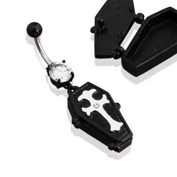 Gothic Piercing schwarz