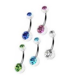 Kunststoff Bauchnabel Piercing