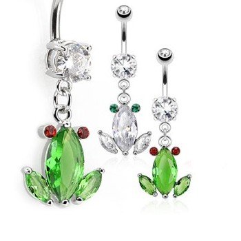 Frosch Bauchnabelpiercing