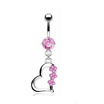 Titan Bauchnabelpiercing Pink