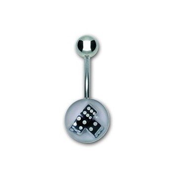 Bauchnabelpiercing Würfel
