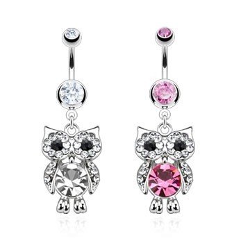 Eulen Bauchnabelpiercing