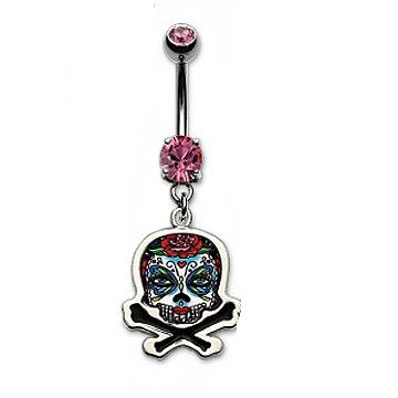 Tattoo Style Piercing für Bauch
