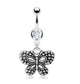 Schmetterling Nabelpiercing