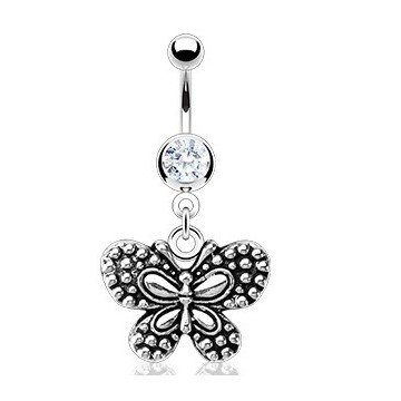 Schmetterling Nabelpiercing