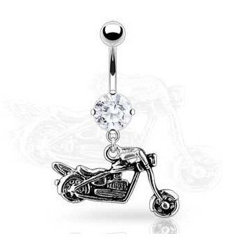 Bauchpiercing Biker