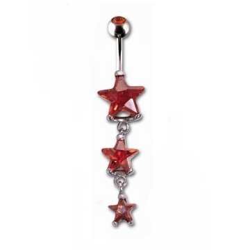 Bauchpiercing Stern