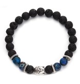 Buddha Lava Armband mit Jaspis