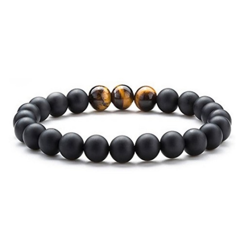 Achatstein Armband matt