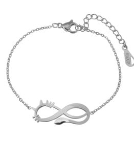 Infinity Armband Katze