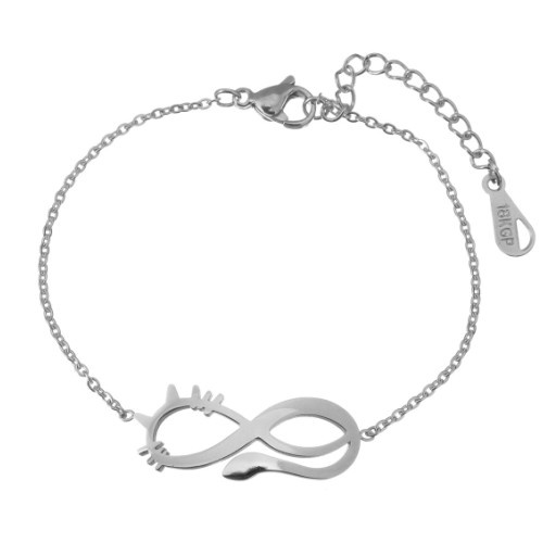 Infinity Armband Katze