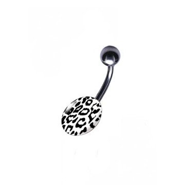 Leoparden-Bauchnabelpiercing