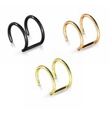 Fake Helix Piercing Doppelring – 3 Farben