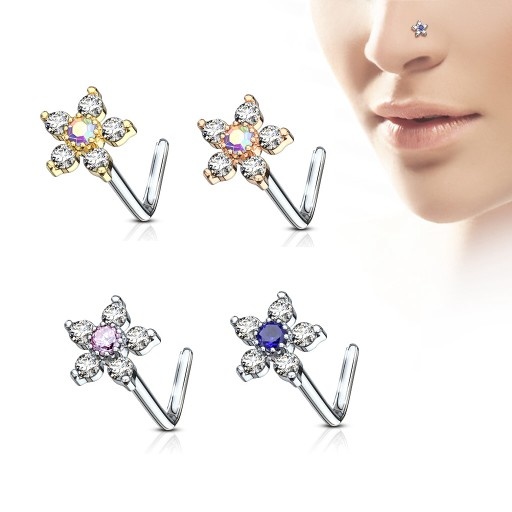 Nasenstecker gebogen