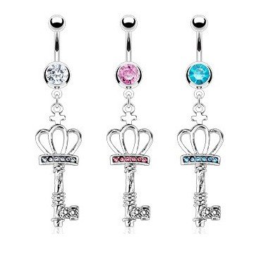Schlüssel Bauchnabelpiercing
