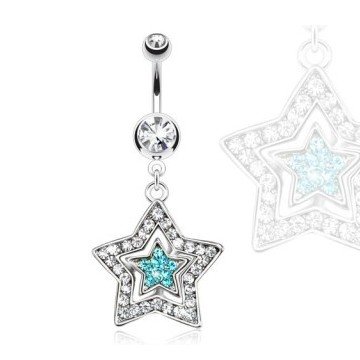 Stern Bauchnabelpiercing