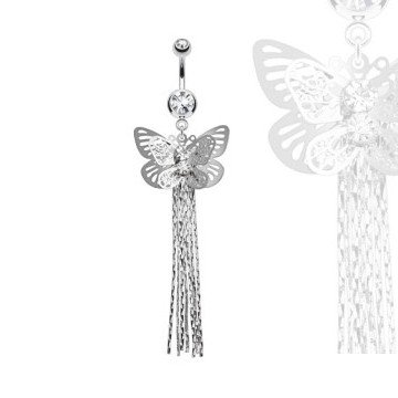 Nabelpiercing Schmetterling