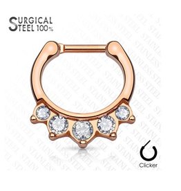 Septum Clicker rosegold