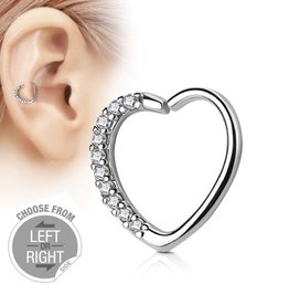 Daith Piercing Herz