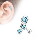 Helix Ohr Piercing Türkis