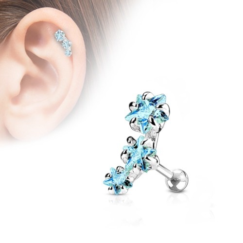 Helix Ohr Piercing Türkis