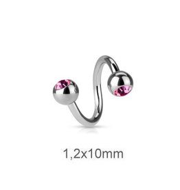 Piercing  Spirale Pink