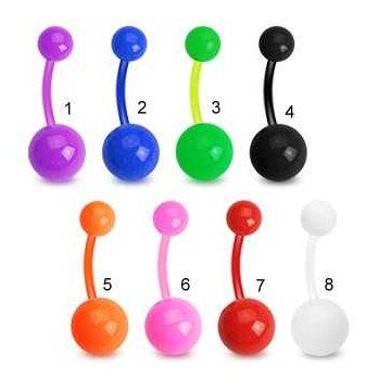 Bauchnabelpiercing Kunststoff