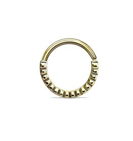 1,2 x 10 mm Septumring gold-färbig