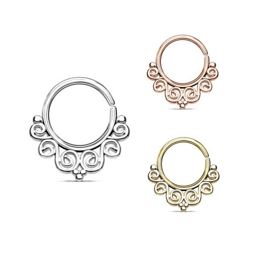 1,2 x 9 mm Septum Ring Ornament