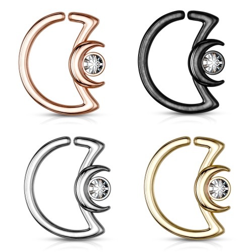 Daith Piercing Mondförmig