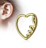 Herzförmiger Daith Piercing Schmuck