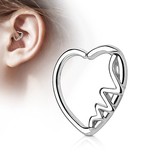 Herzförmiger Daith Piercing Schmuck