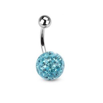 Bauchnabelpiercing Glitzer