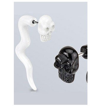 Fake Ohrstecker Skull